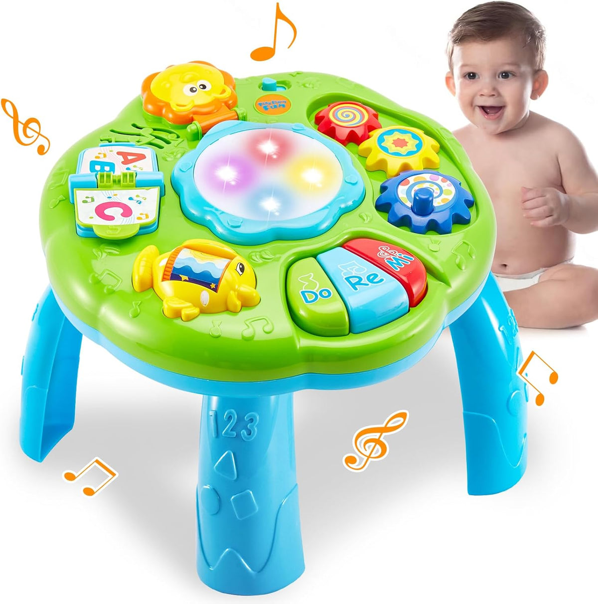 2in1 Toddlers Musical Activity Table
