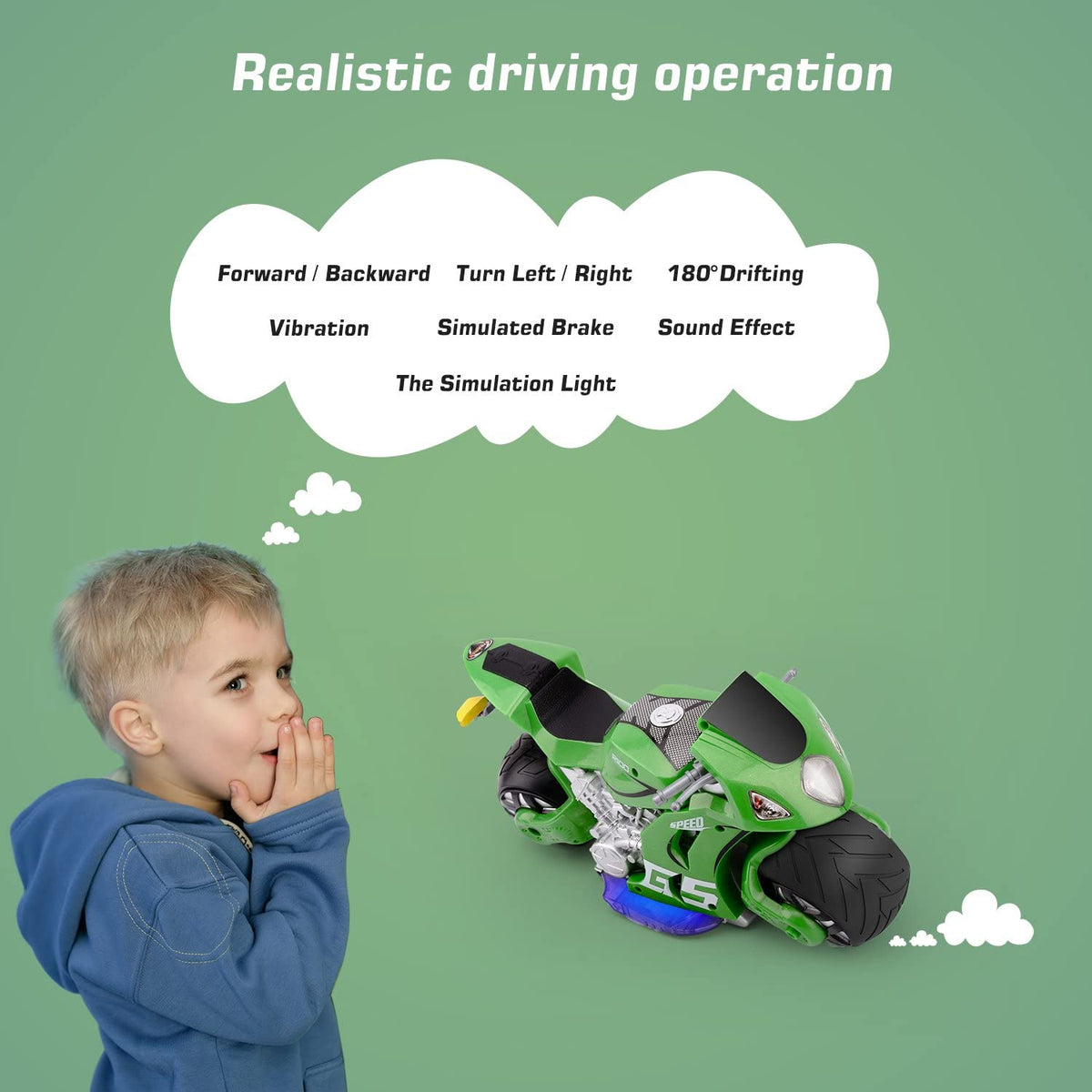 2.4G R/C 4D Motor Motion Sensing Bike