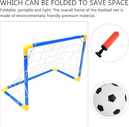 Mini Portable Football Goal Post With Air Pump