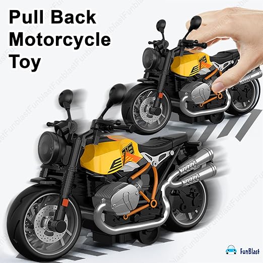1:14 Diecast Mini Pullback Racing Model Bike