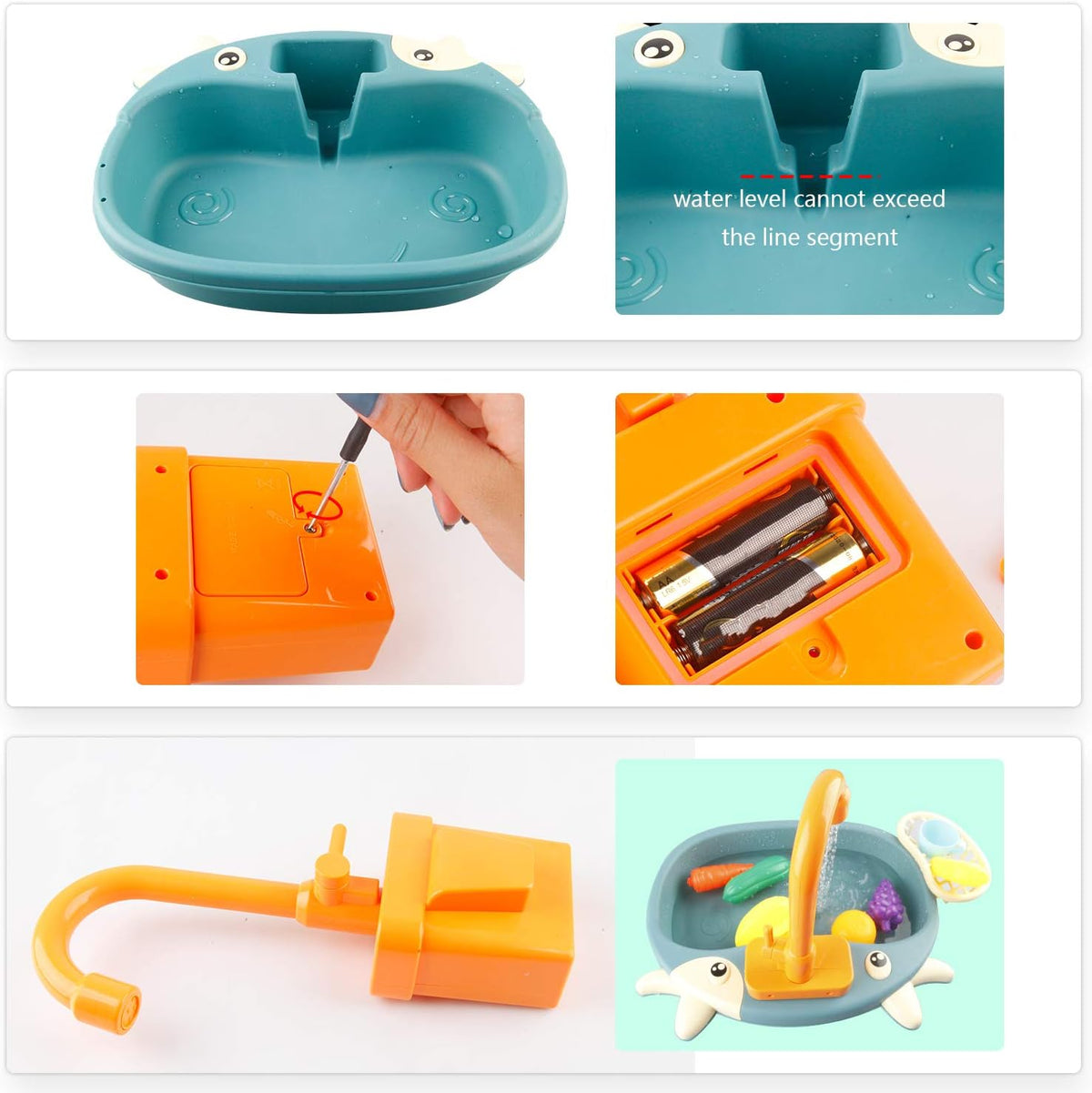 Battery Operated Little Cow Dish Washer