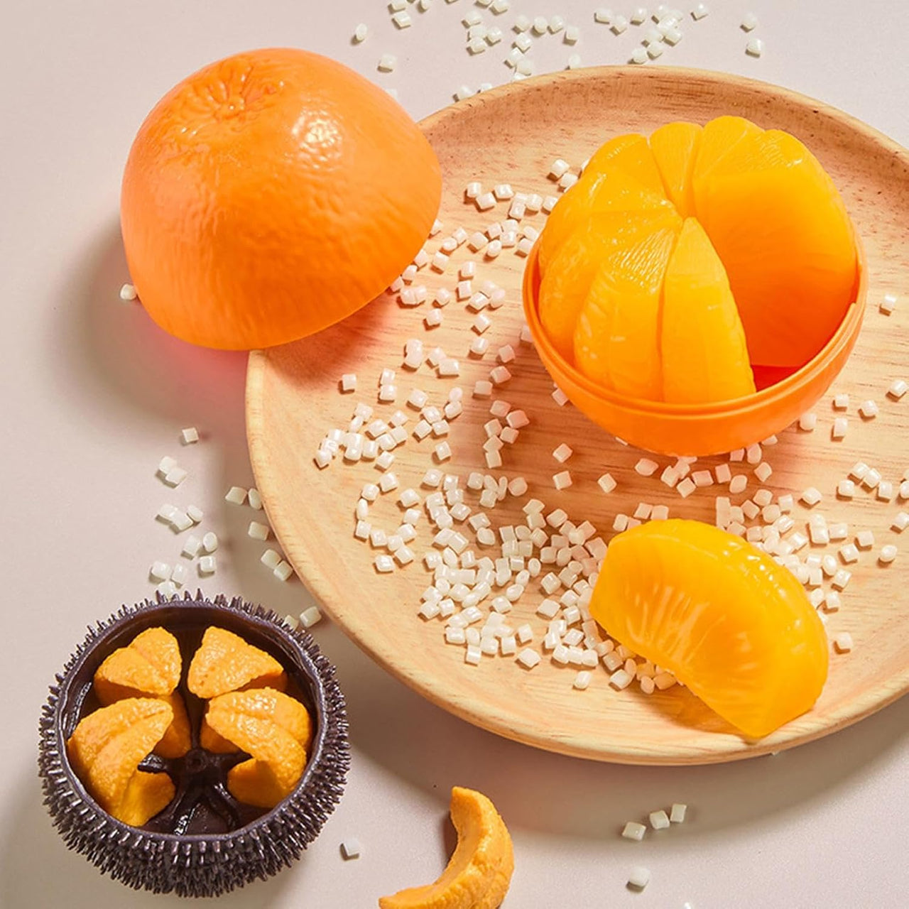 3D Orange Shape Funny Puzzle Toy