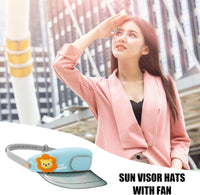 Lion Rechargeable Sun Protection Cooling Fan Hat