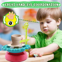 Kids Pottery Wheel and Painting Kit