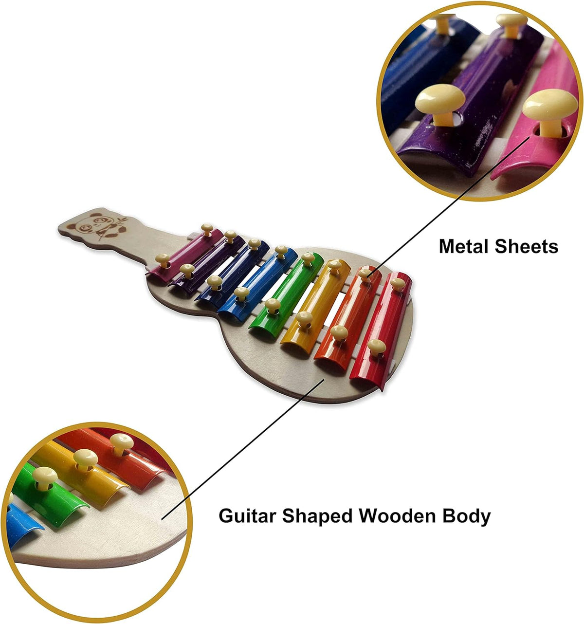 Wooden-Crafted Musical Xylophone