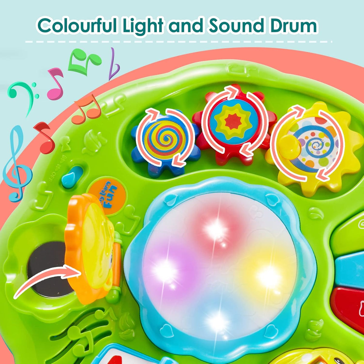 2in1 Toddlers Musical Activity Table