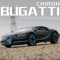 1:32 Diecast Bugatti Chiron With Acrylic Display Box - Black