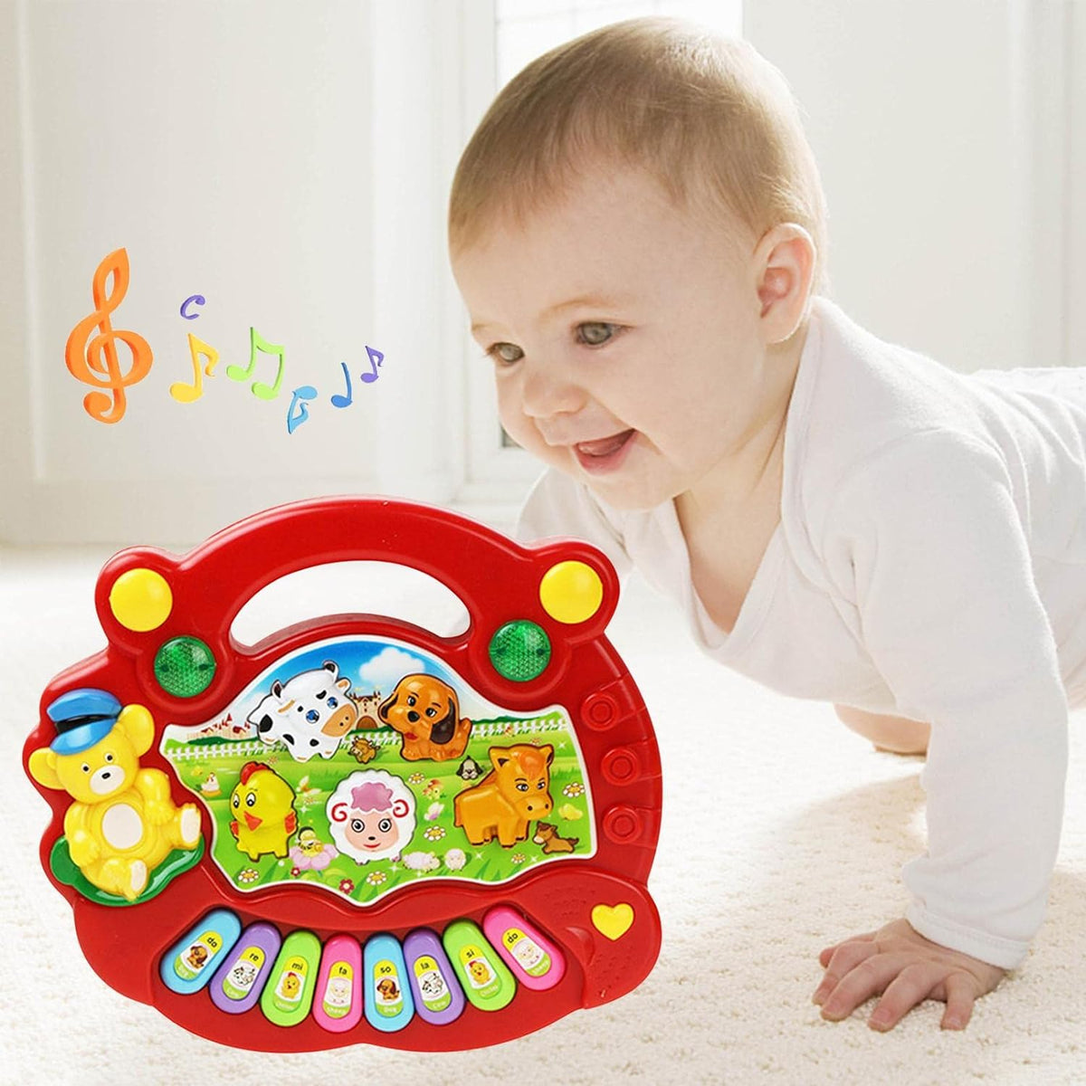 Multi-function Animal Farm Baby Piano