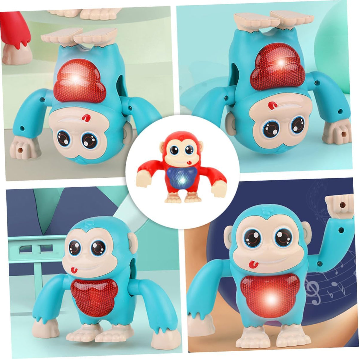 Electric Light & Sound Cute Dancing Monkey