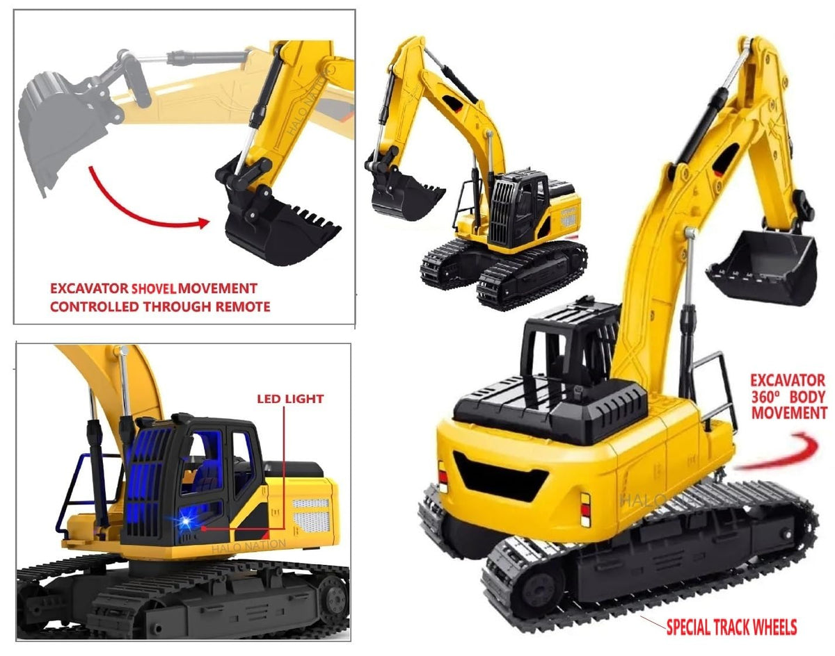 2.4G Remote Control Excavator With Lights