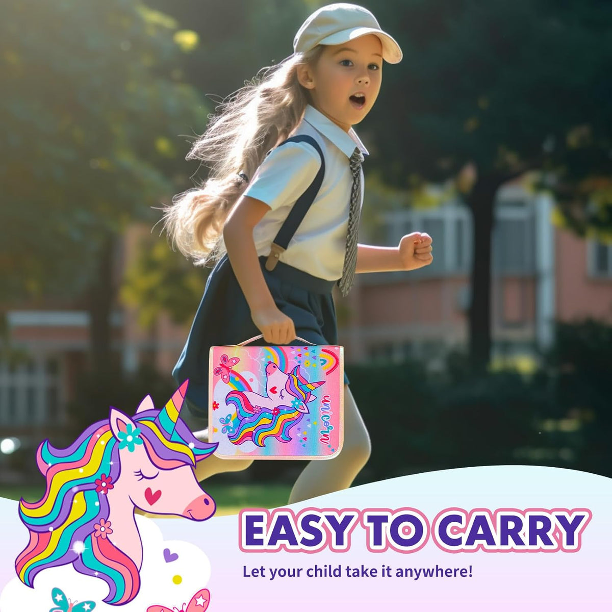36Pcs Unicorn Color Pencil Case