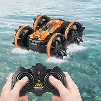 RC Amphibious Waterproof Stunt Car