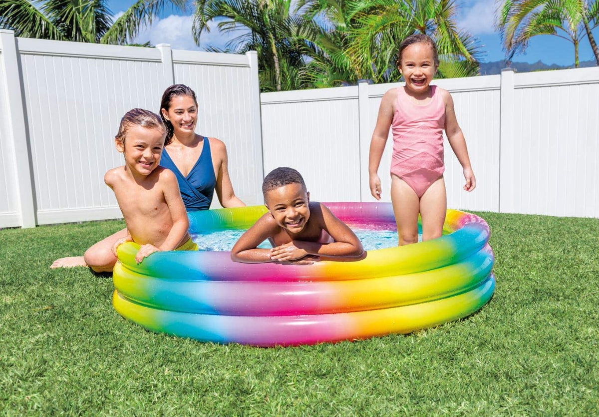 INTEX Rainbow Ombre Pool (58" x 13")
