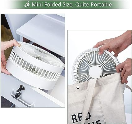 Multi-Function USB Rechargeable Table Fan