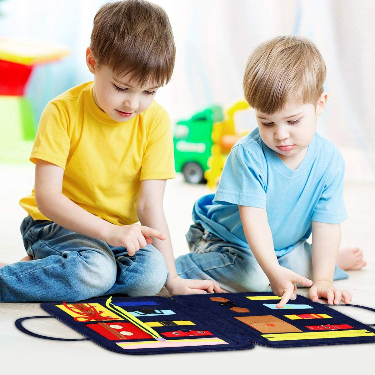 Multi-functional Toddlers Basic Skills Busy Bag
