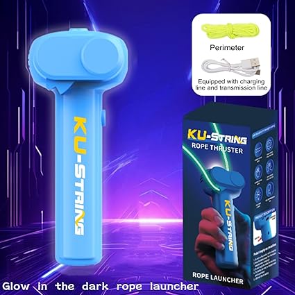 Rechargeable Glow-in-The-Dark Rope Light Shooter Toy