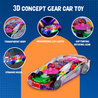 Electric Transparent Gear Concept Car With Light & Sound