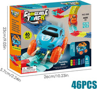 Thumbnail for 46Pcs Changeable & Flexible Climbing Car Track Set