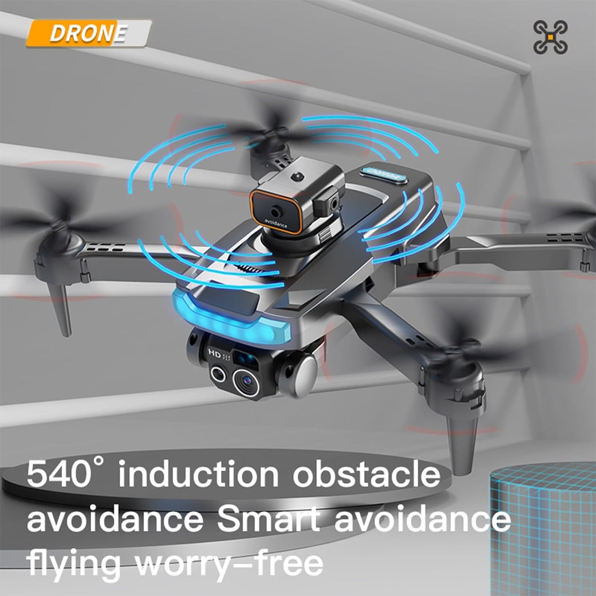 P15 Pro RC Drone With 8K HD Dual Cameras