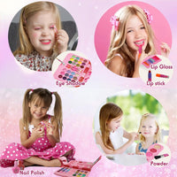 46Pcs Realistic Girls Foldable Makeup Kit