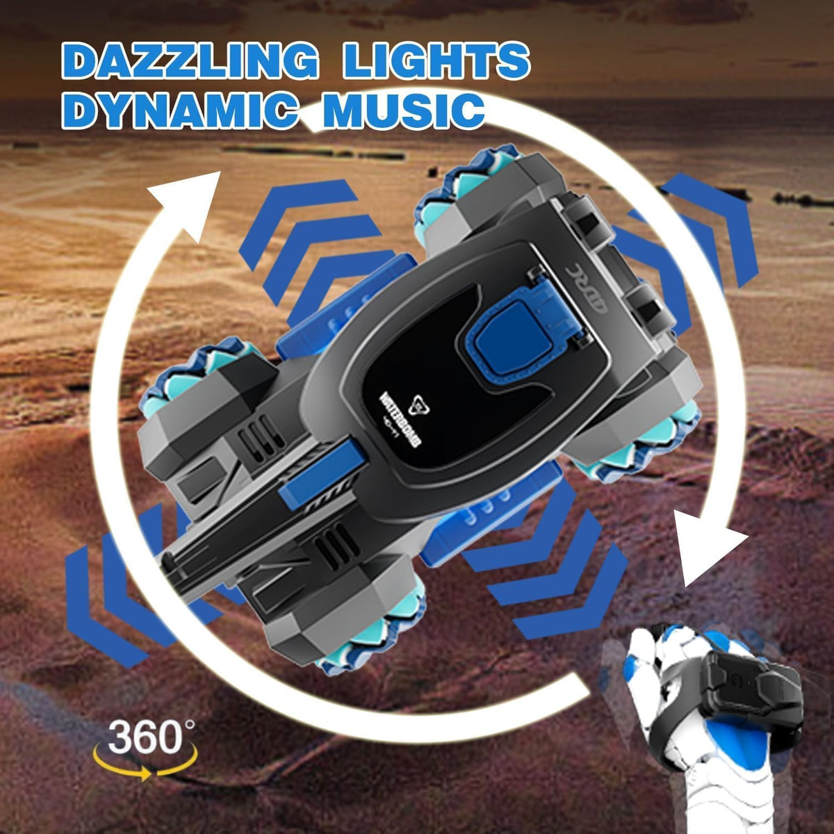 2.4GHz RC Water Bomb Drifting Tank