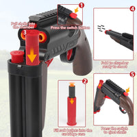 Manual Classic Double-Barrel Soft Bullet Shooting Gun