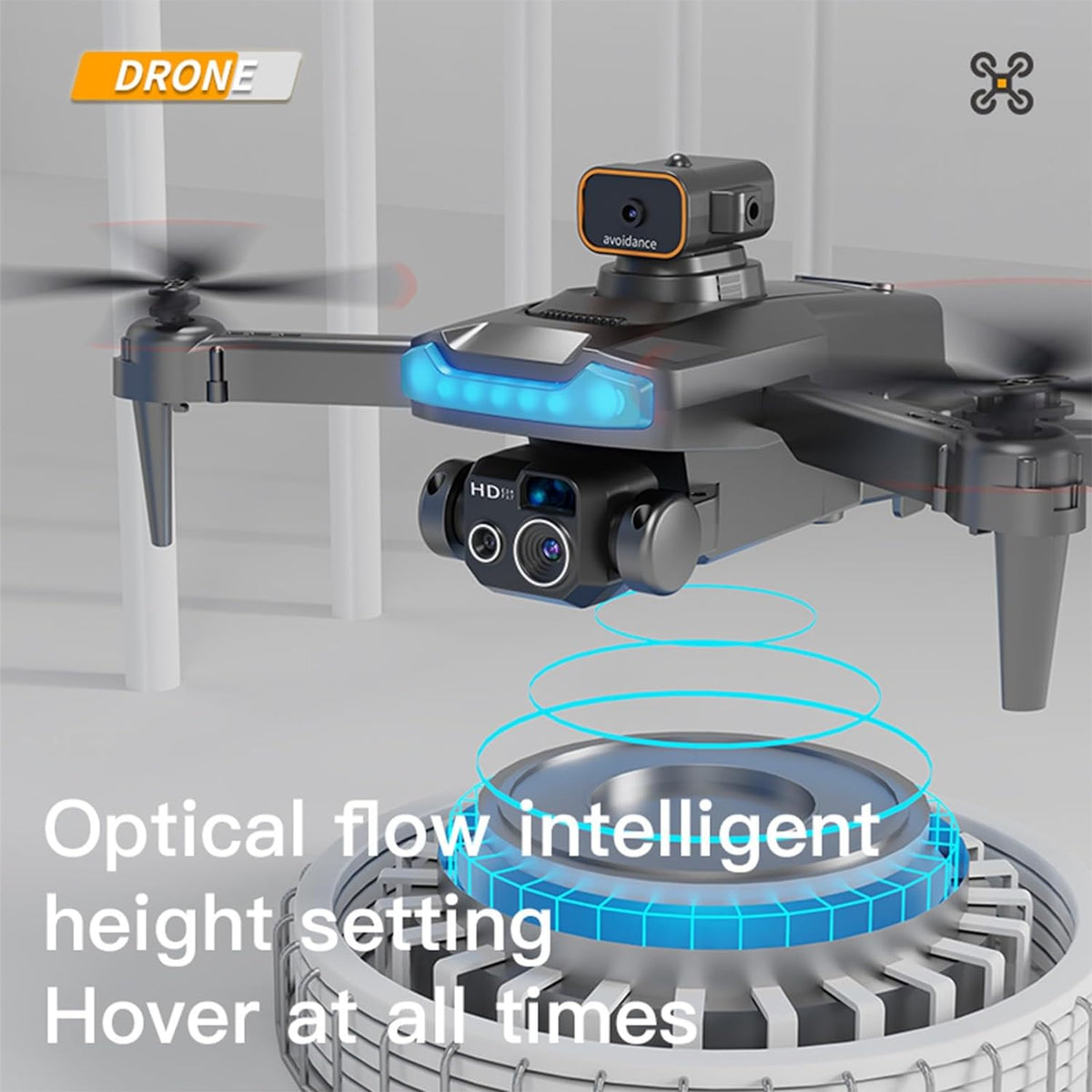P15 Pro RC Drone With 8K HD Dual Cameras