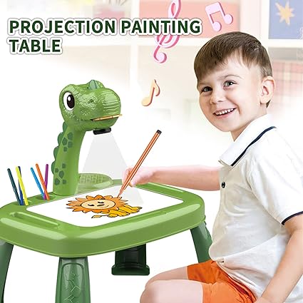Mini Dinosaur  Projection Painting Table