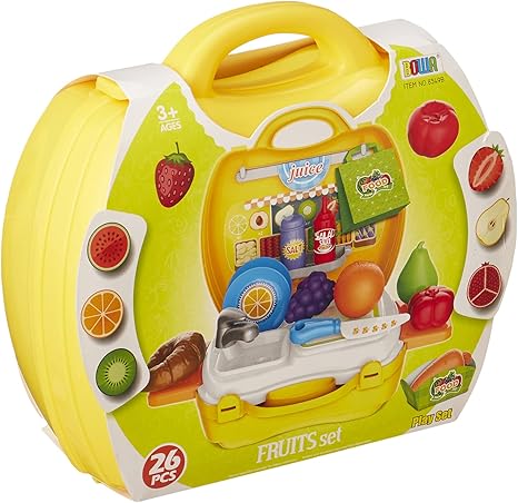 26Pcs Pretend Play Kids Fruit Suitacse