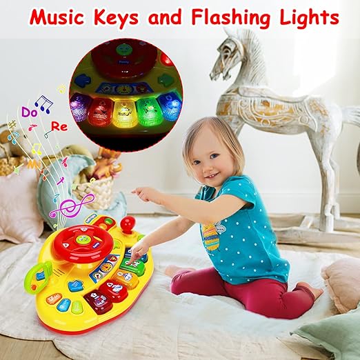 Kids Multi-functional Musical Steering Wheel