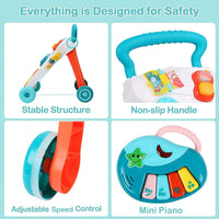 Huanger Musical Walker With Gadgets For Baby