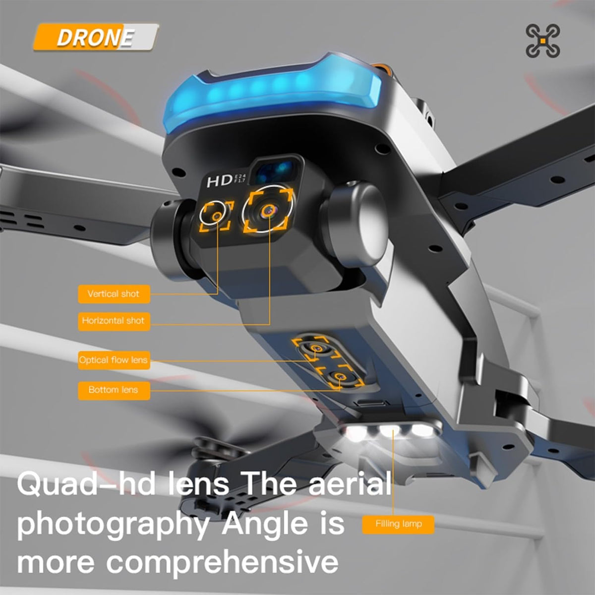 P15 Pro RC Drone With 8K HD Dual Cameras