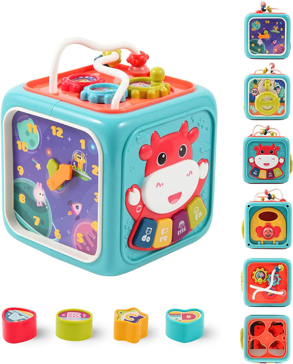 6-in-1 Activity Cube for Babies