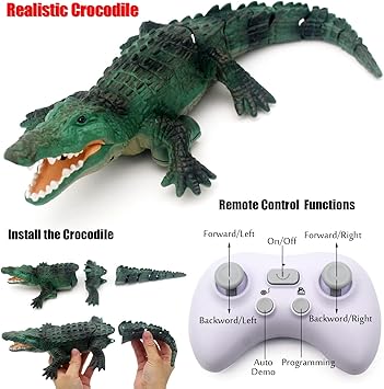 2.4GHz RC Swim Crocodile With Cool Lights