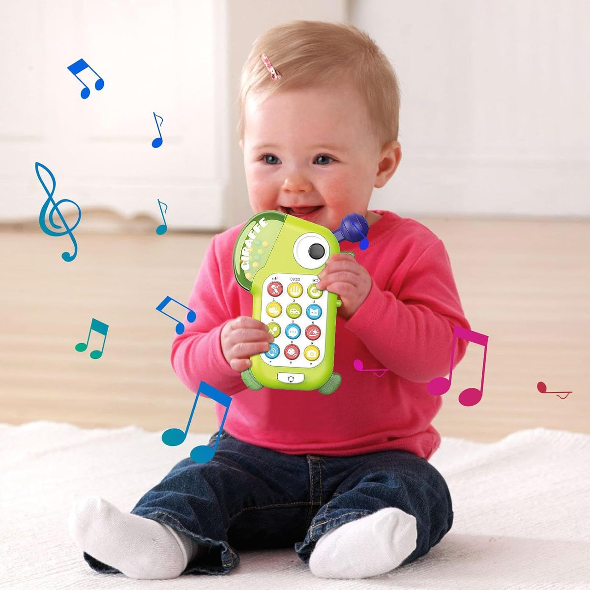 Multi-functional Baby Puzzle Phone With Light & Sound