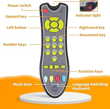 Baby Early Learning Musical Remote Toy