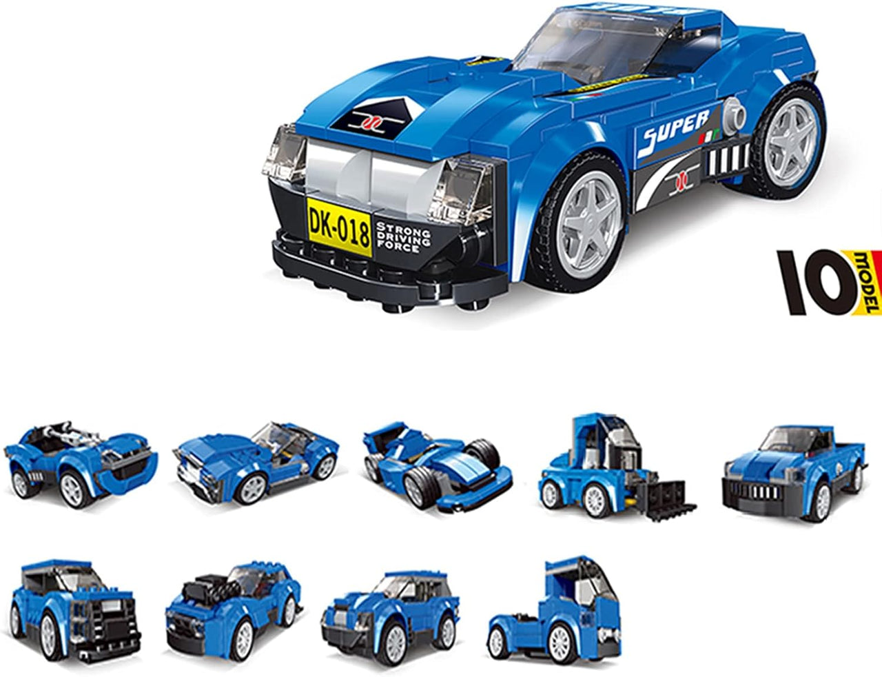 DIY Super Run Finals Model Bricks Set - 208+Pcs