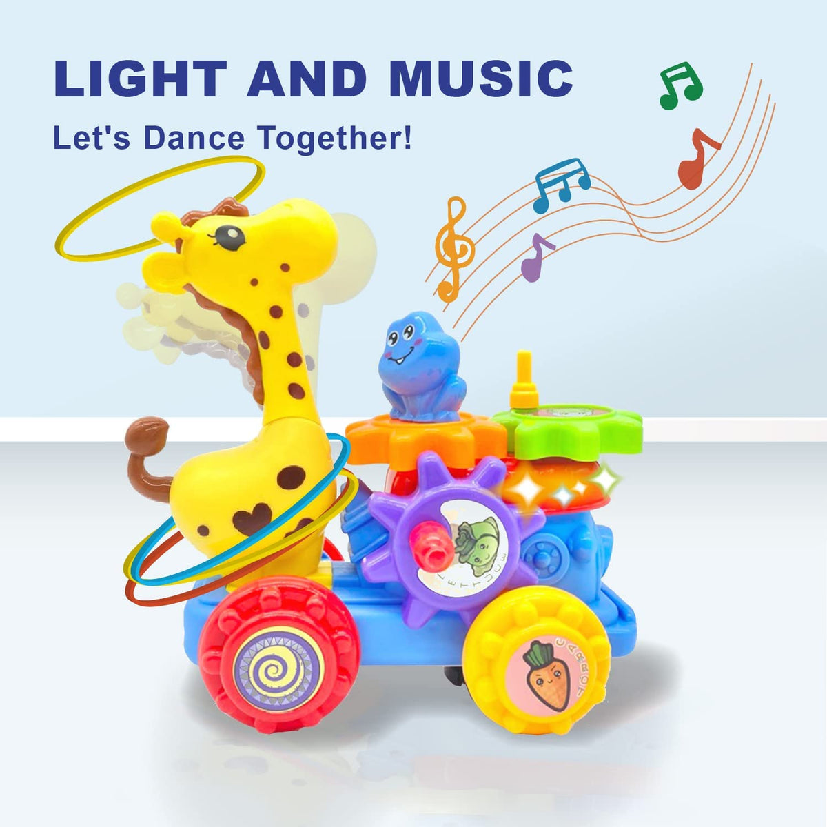 Musical Giraffe Ring Toss Game