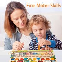 Multi-functional Wooden Magnetic Maze Game Board