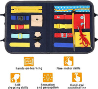 Multi-functional Toddlers Basic Skills Busy Bag