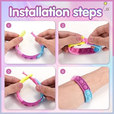 DIY Pop Fidget Jewellery Kit Toy