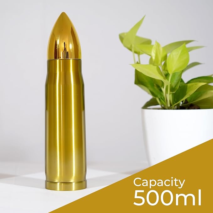 500ml Stainless Steel Crystal Water Bottle