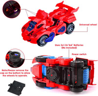 Electric Dinosaur Deformation Variant Car With Lights