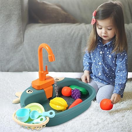 Battery Operated Little Cow Dish Washer