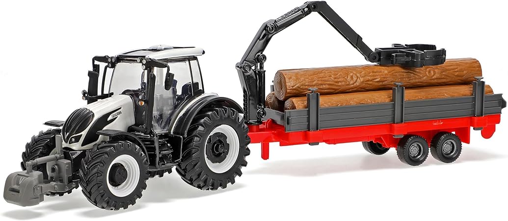 Bburago Farm Land Valtra N174 Tractor With Trailers