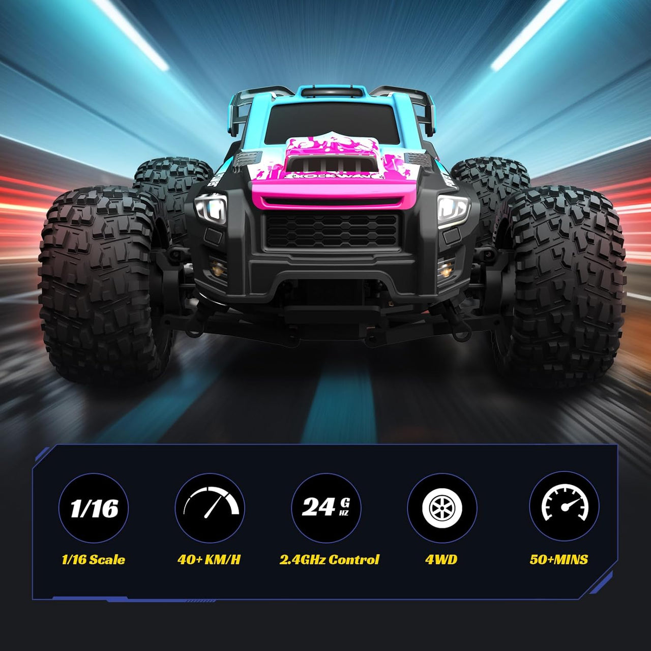 40+km/h RC 1:16 Off-Road Racing Truck