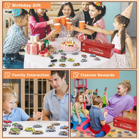 48Pcs Mini Pullback Cars Set With Storage Box