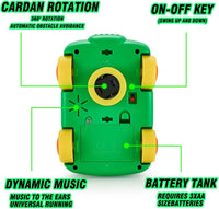 Electric Universal Dinosaur Gear Bus With Light & Music