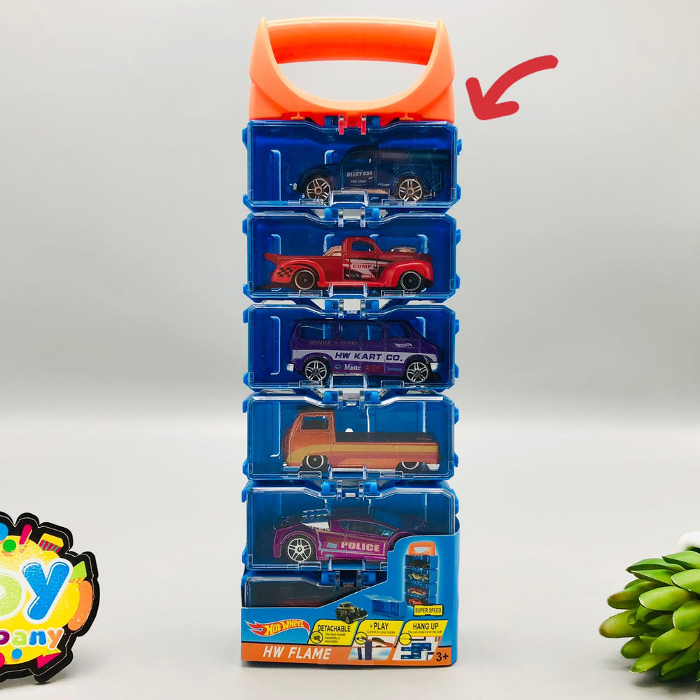 Hot Wheel Diecast Set of 6 Cars with Display Racks - Minor Fault