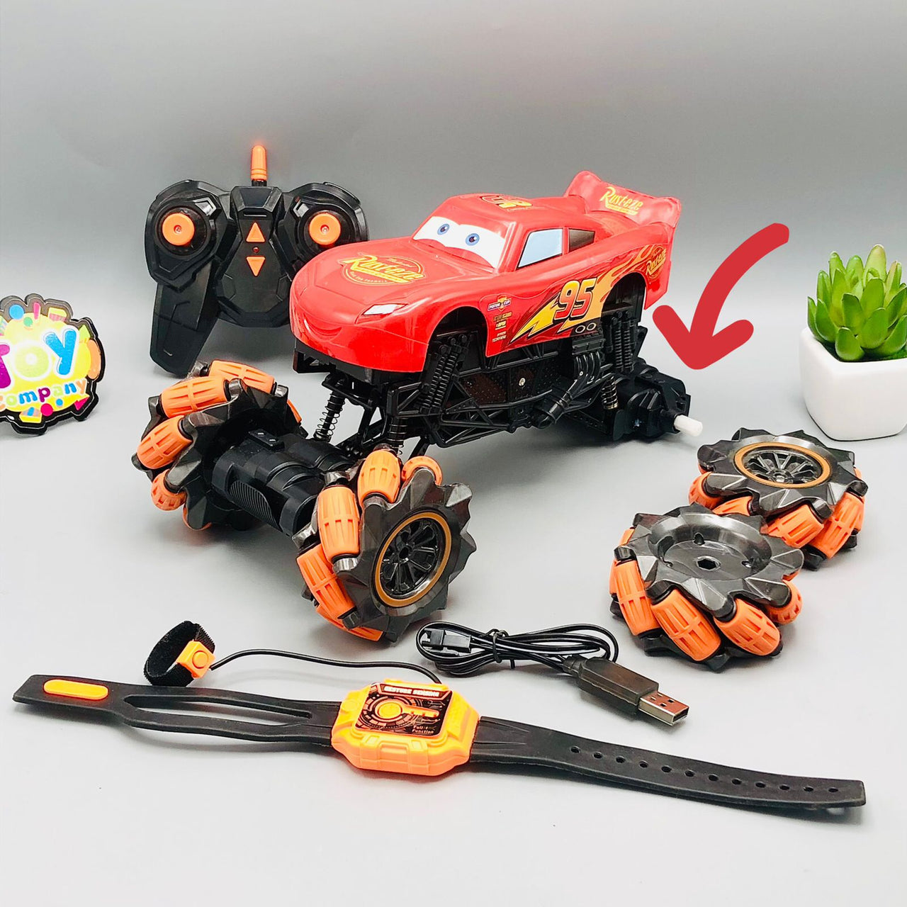 Gesture Sensing RC Stunt Car - Minor Fault